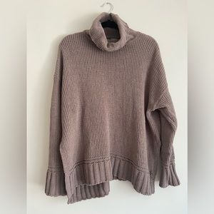 aerie oversized turtleneck sweater